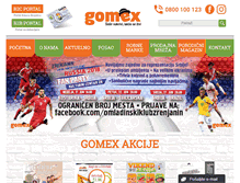 Tablet Screenshot of gomex.rs